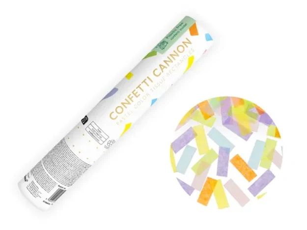 Picture of Confetti cannon, pastel, 20cm