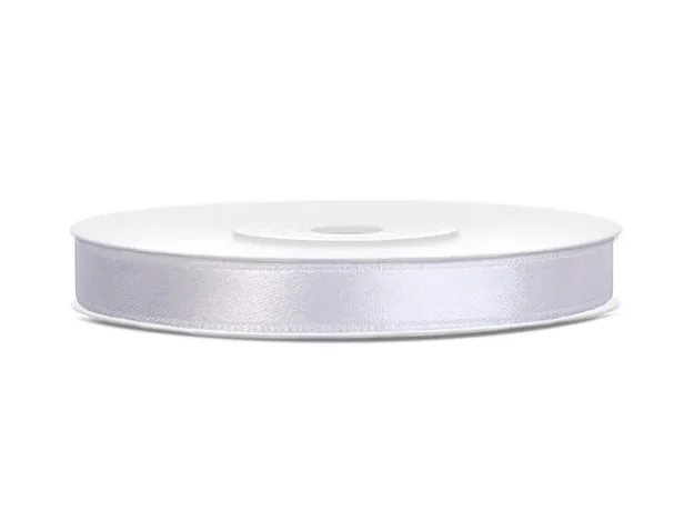 Picture of Satin Ribbon - White (0,6cm x 25m)