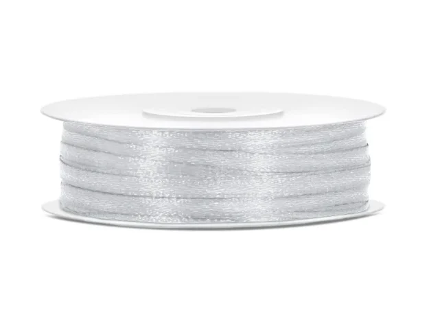 Picture of Satin Ribbon - Silver (0,3cm x 50m)