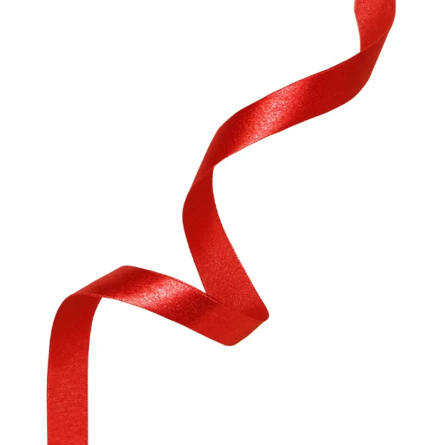 Picture of Satin Ribbon - Red (0.6cm x 23m)