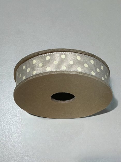 Picture of Dotty Ribbon gray 3m