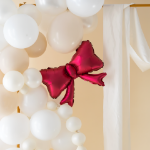 Μπαλόνια foil - Κόκκινοι φιόγκοι (3τμχ)