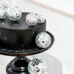 Picture of Silver Disco Ball Toppers 8 pcs set