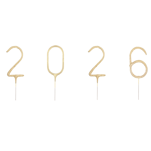 Σετ σπινθηροβόλα κεριά - 2026