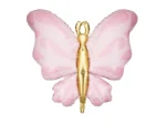 Picture of Foil balloon - Butterfly in pink colour