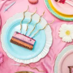 Picture of Golden spiral birthday candles 6 pcs.