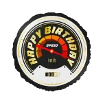 Picture of Foil balloon Happy birthday speed