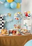 Μπαλόνι foil Happy birthday αγωνιστικό αυτοκίνητο