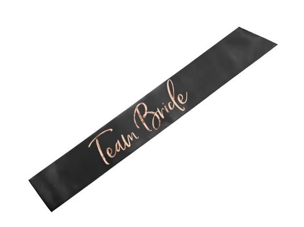 Picture of Team Bride sash, black, 75 cm