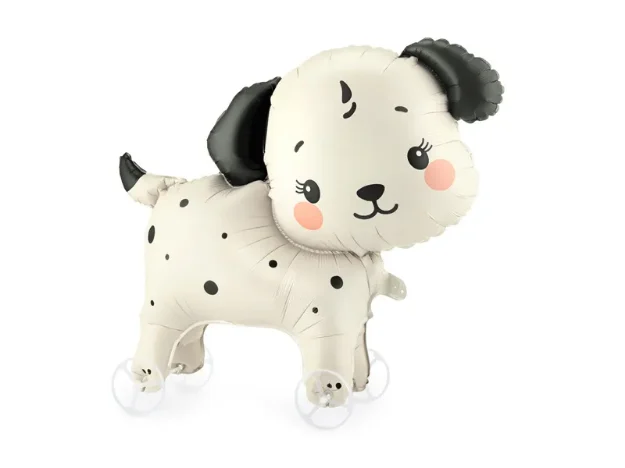 Picture of Foil balloon dog on wheels, 70x59cm