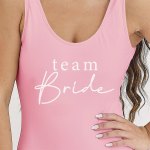 Μαγιό Team Bride (ροζ)