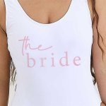 Μαγιό Bride (λευκό με ροζ)