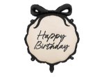 Μπαλόνι foil Happy Birthday με φιόγκο