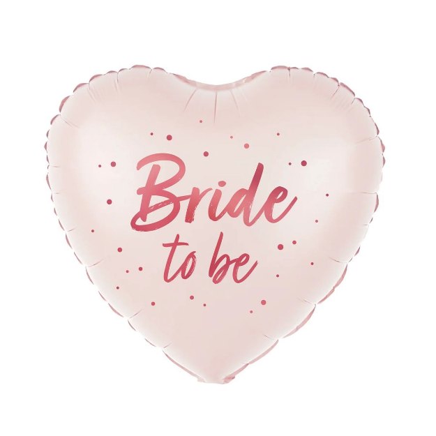 Μπαλόνι foil καρδιά ροζ - Bride to be