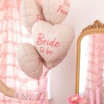 Μπαλόνι foil καρδιά ροζ - Bride to be